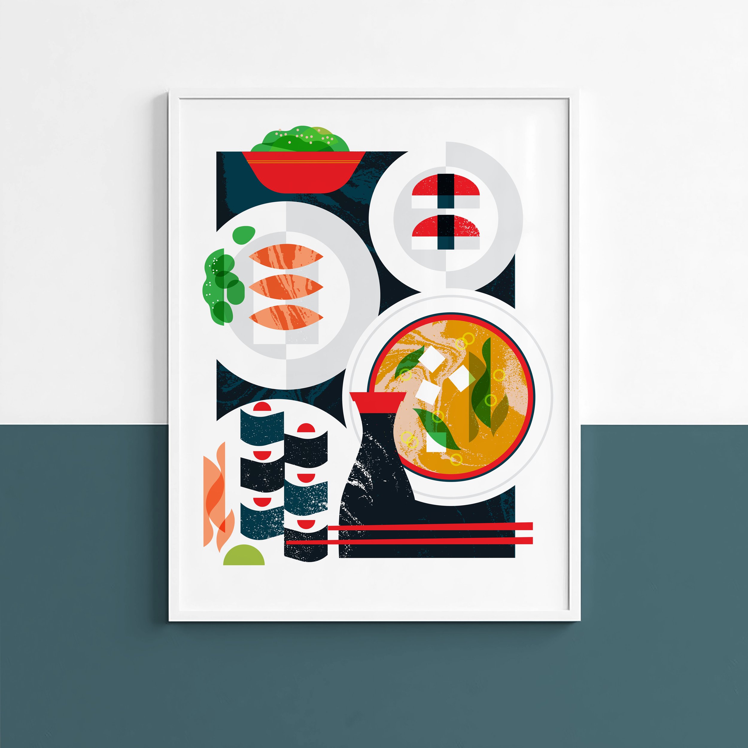 Sushi Unframed Print