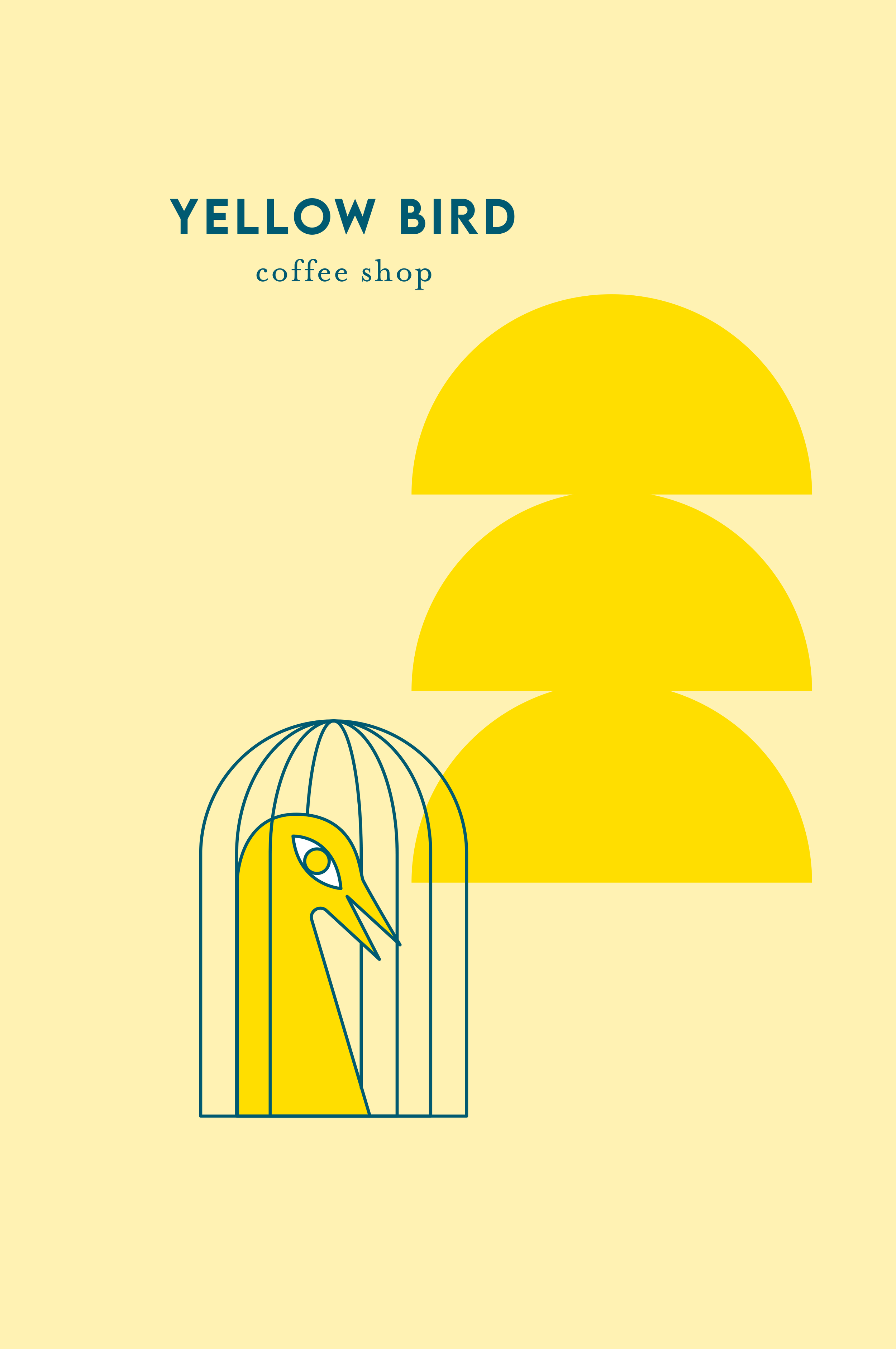 Yellow Bird Coffee Shop — Eleanor Design and Illustration