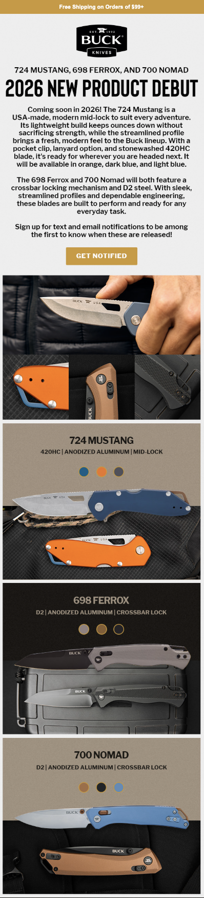 2026 New Product Debut Email Design
