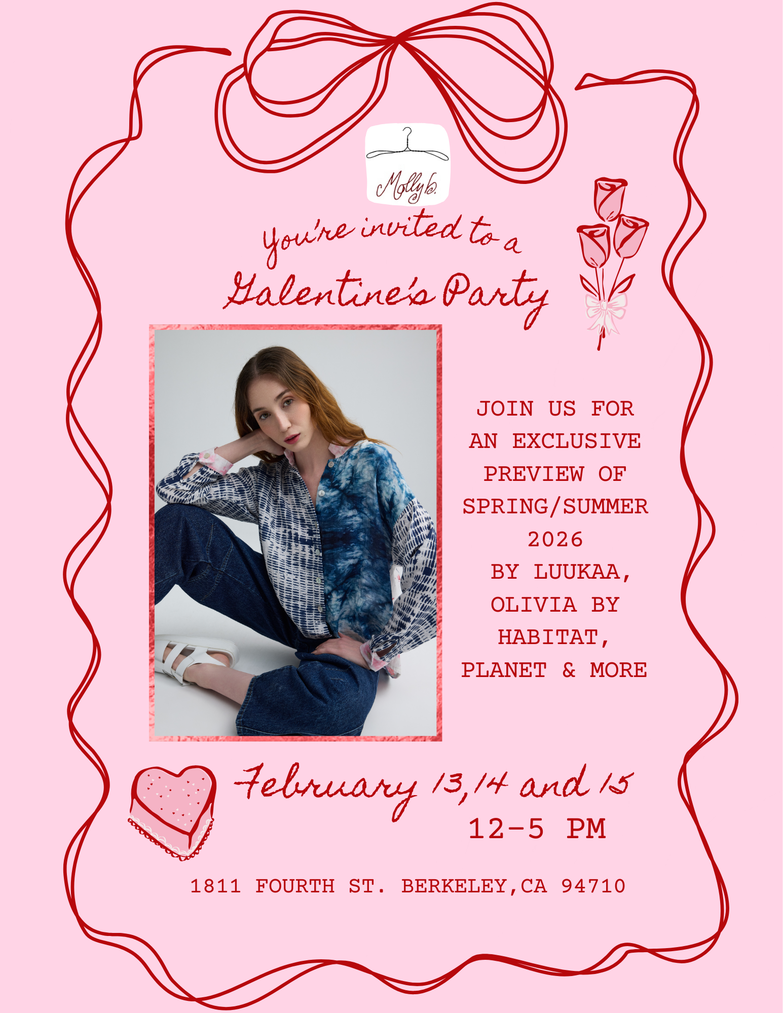 Pink and Red Organic Illustrative Valentine's Day Party Invitation Flyer.png