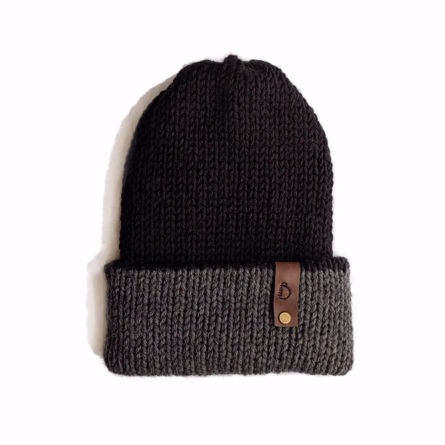 ●typeservice● Pocket Muffler Beanie Gray NATA17GYF Fog City (Grey Beanie & Black Beanie) — Bootlegger Beanies