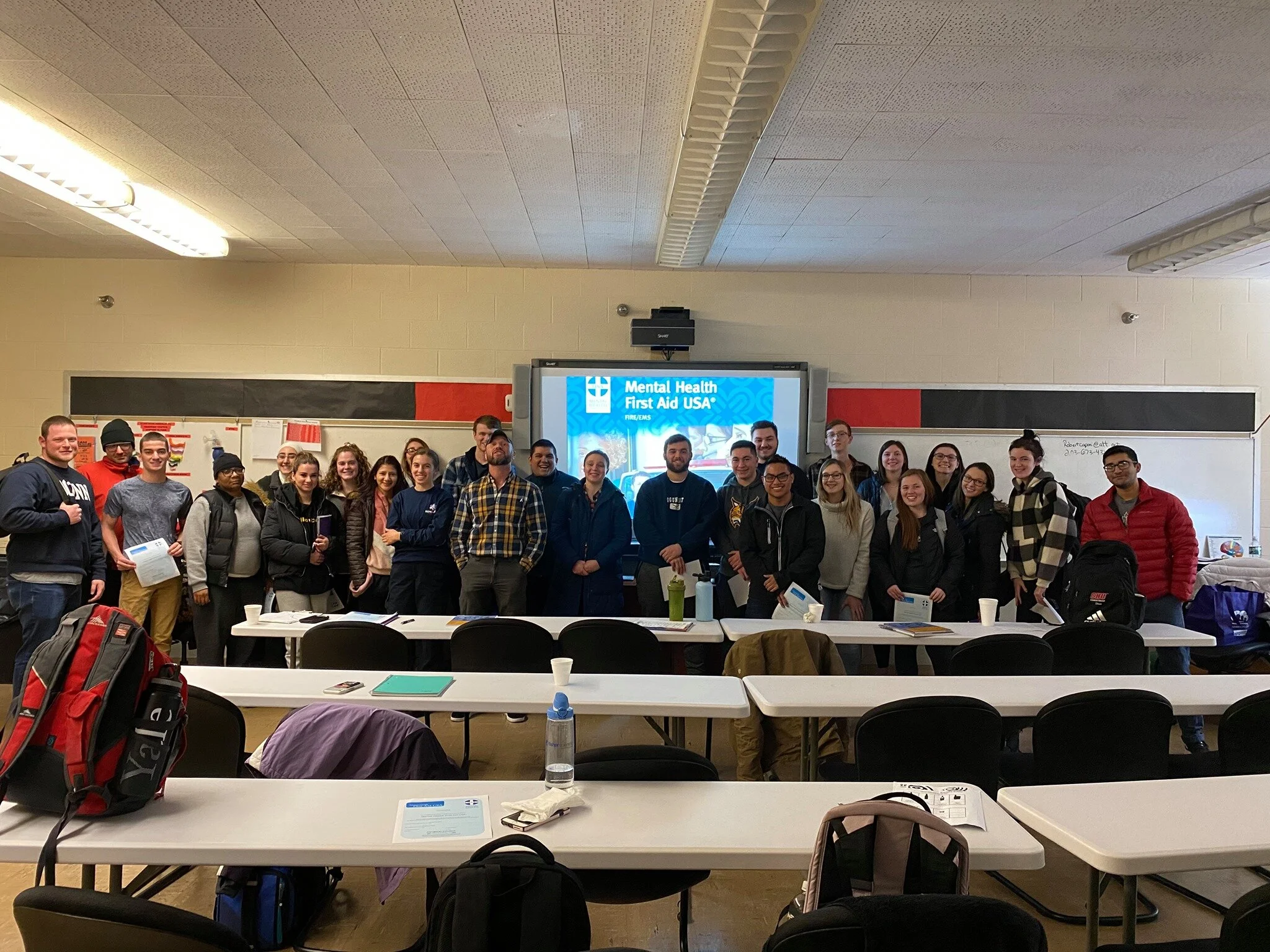 Mental Health First Aid Training to Future EMTs