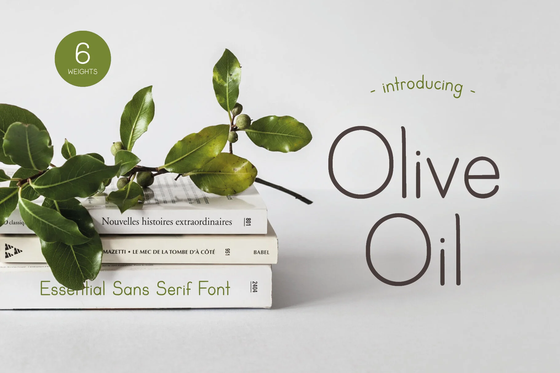 Olive Oil - 6 Essential Sans Serif