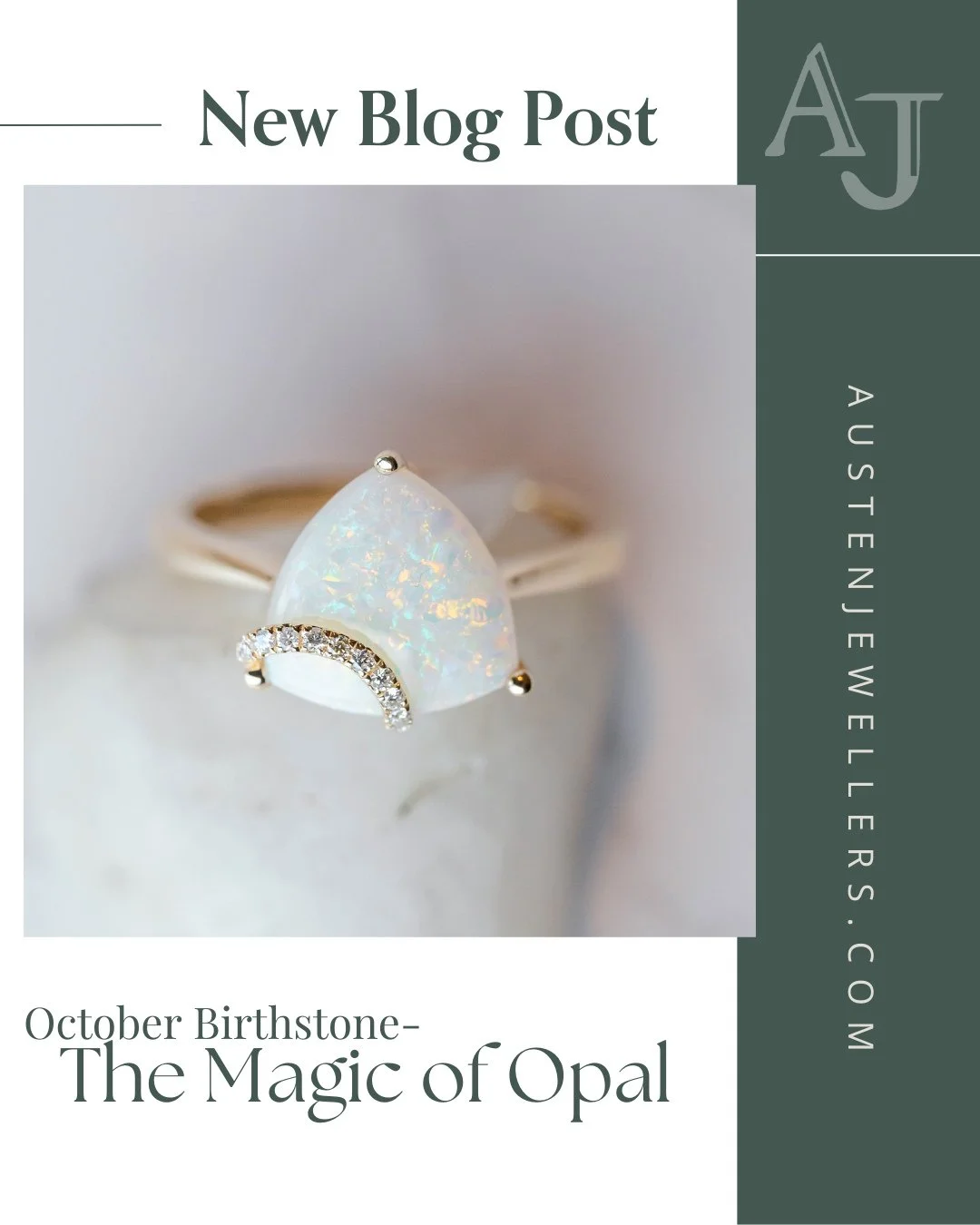 October&rsquo;s birthstone is the dazzling opal &mdash; a gem like no other, filled with flashes of colour and rich history. 🌈✨⁠
From its meanings of creativity and passion to tips on styling and caring for your opal jewellery, we&rsquo;ve put every