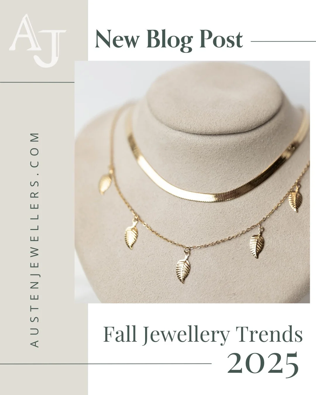Fall is here, and so are the biggest jewellery trends of the season. 🍂💎
Think warm golds, bold chains, vibrant gemstones, and ring stacks that tell your story. Plus, a focus on sustainable sparkle with heirloom redesigns and Canadian diamonds.
