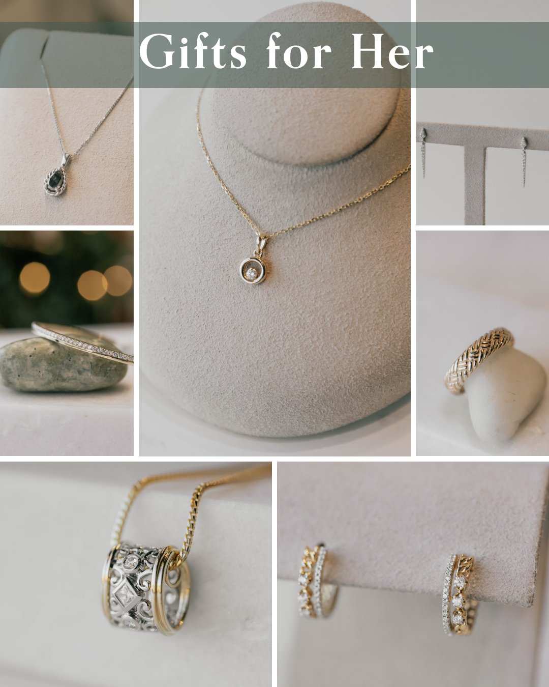 Timeless. Romantic. Always meaningful ✨⁠
From delicate diamonds to classic gold, these are the pieces that never go out of style &mdash; and never stop being loved.⁠
⁠
Not sure? We&rsquo;ll help you choose 🤍