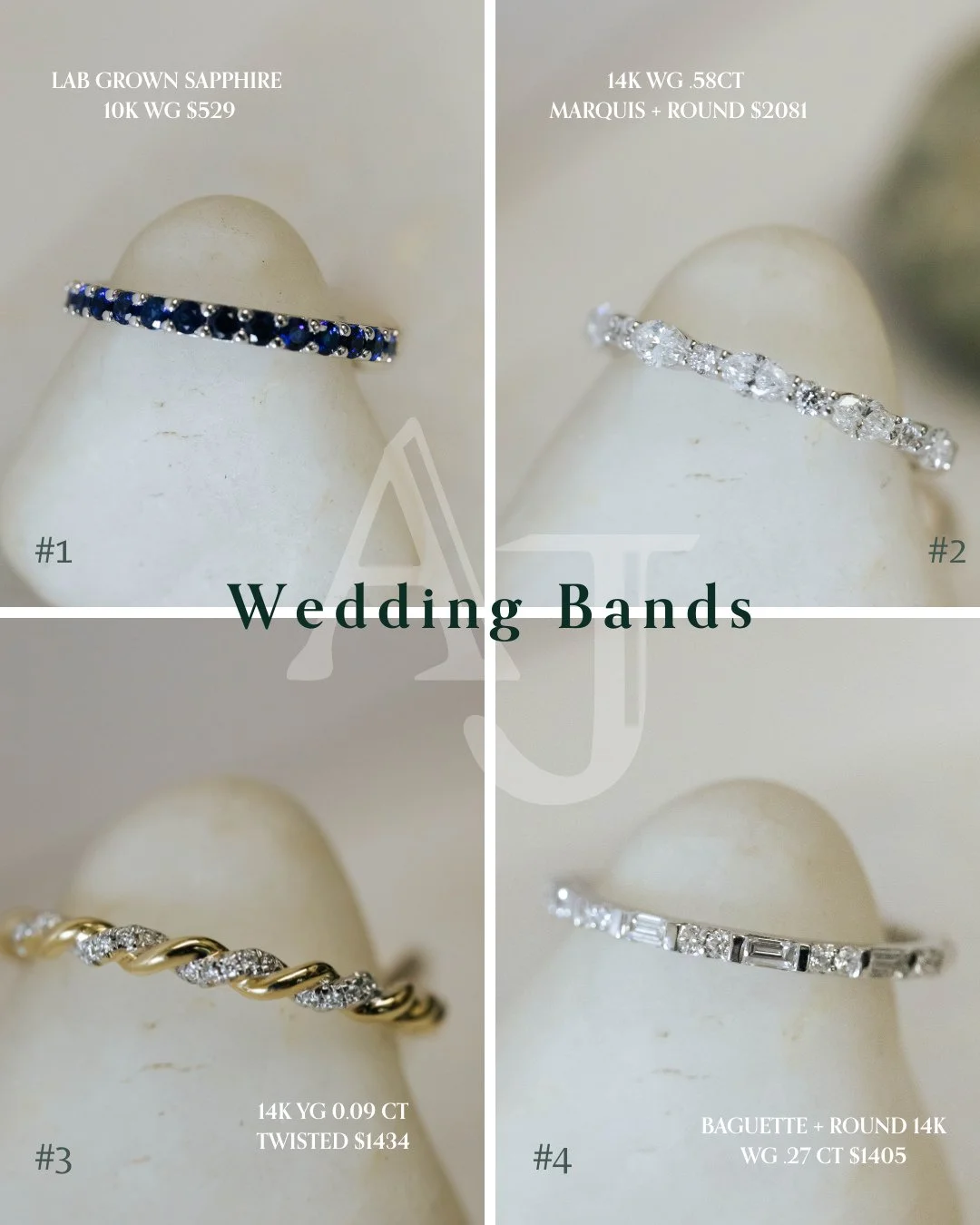 This or that Wedding band edition 💍⁠
Sparkle or subtle? Classic or modern?⁠
Drop your pick below 👇