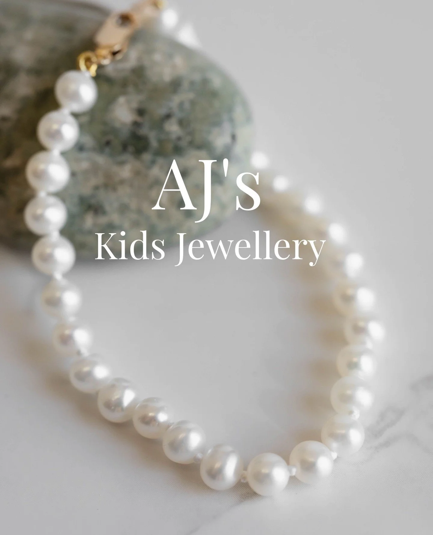 Our kids pearl bracelet is a beautiful gift for milestones, memories, and everything in between ✨⁠
⁠
A first piece of jewellery, made to be treasured.⁠
⁠
This piece is priced at $204