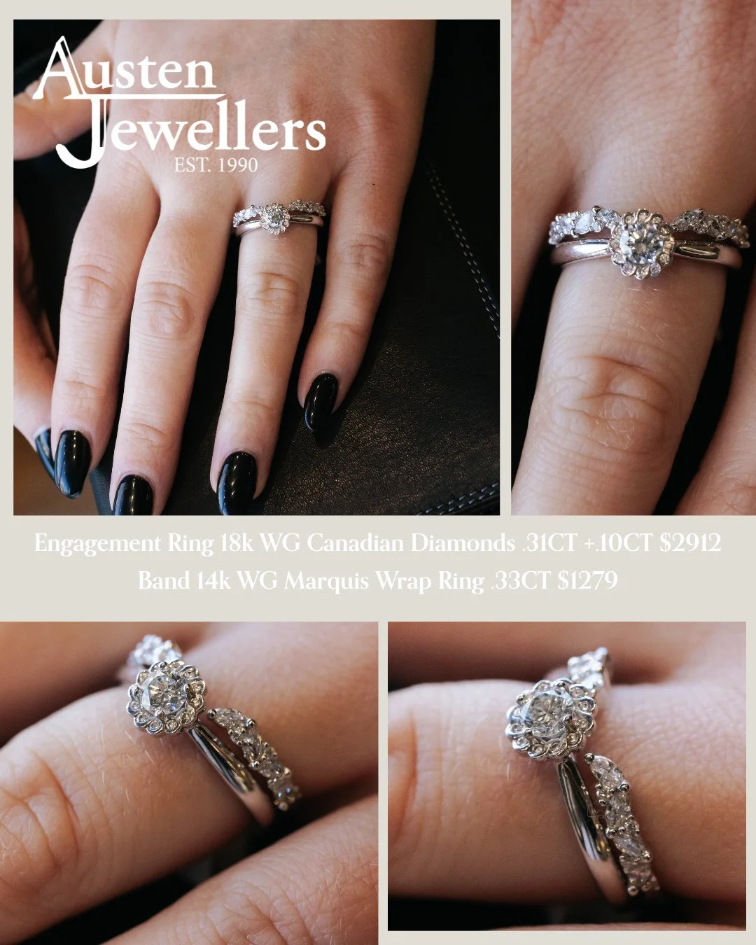 When choosing an engagement ring, the centre stone is only part of the story.⁠
⁠
The band you pair it with changes everything &mdash; from how the ring sits on your hand, to the overall style, balance, and feel. A solitaire can look timeless and clas