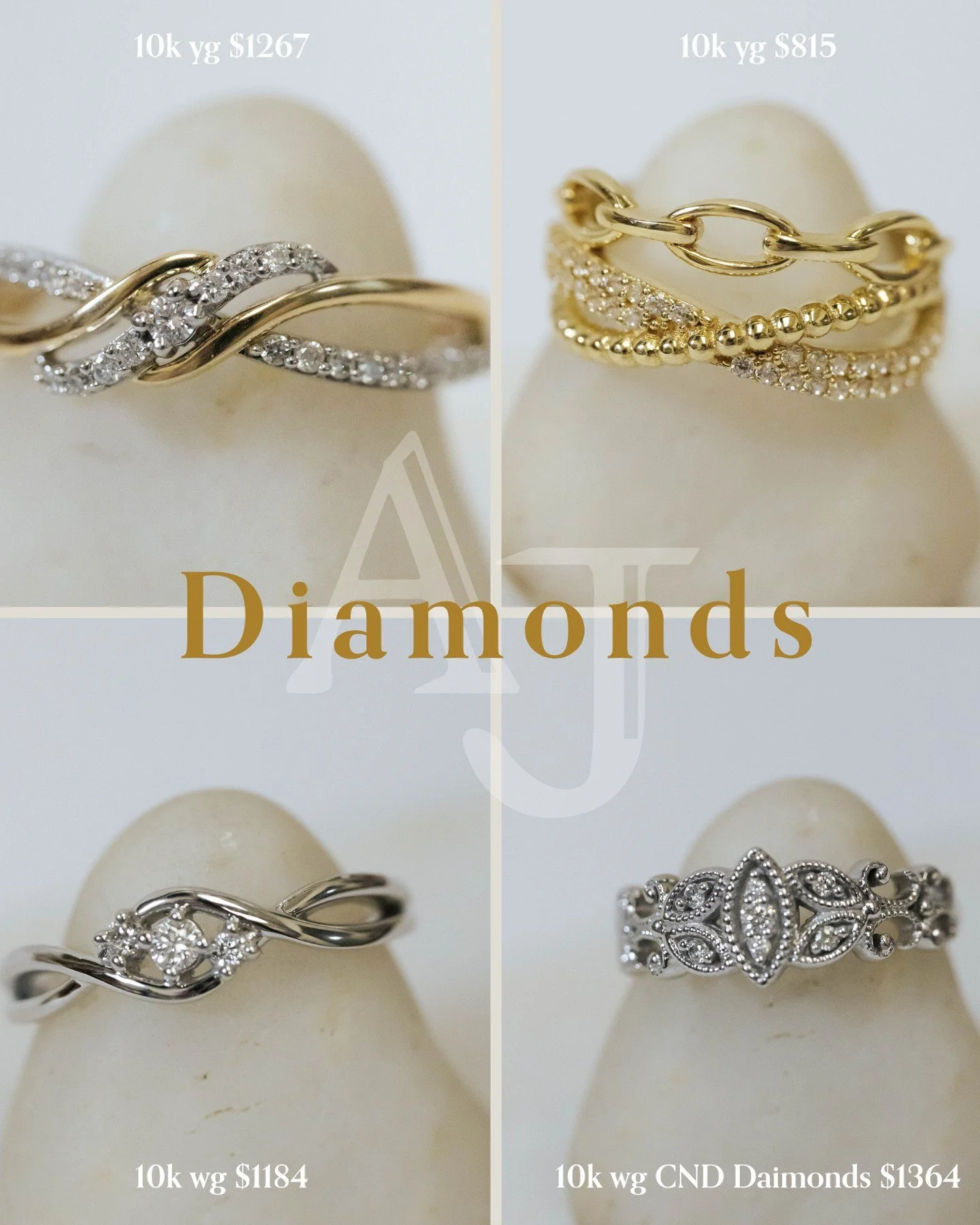 This or that&hellip; 💎⁠
Which diamond ring are you choosing?⁠
Top left, top right, bottom left, or bottom right 👇⁠
⁠
#austenjewellers #okotoks #thisorthat #diamondrings
