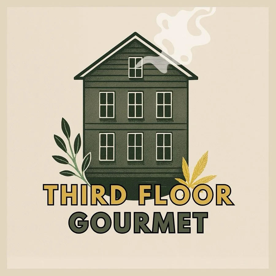Introducing our new logo&mdash;born from the real &lsquo;third floor&rsquo; where my culinary journey began.
As a young adult, I spent a lot of time  at my cousin&rsquo;s home. His mom was instrumental in my early cooking years, cooking thanksgiving 
