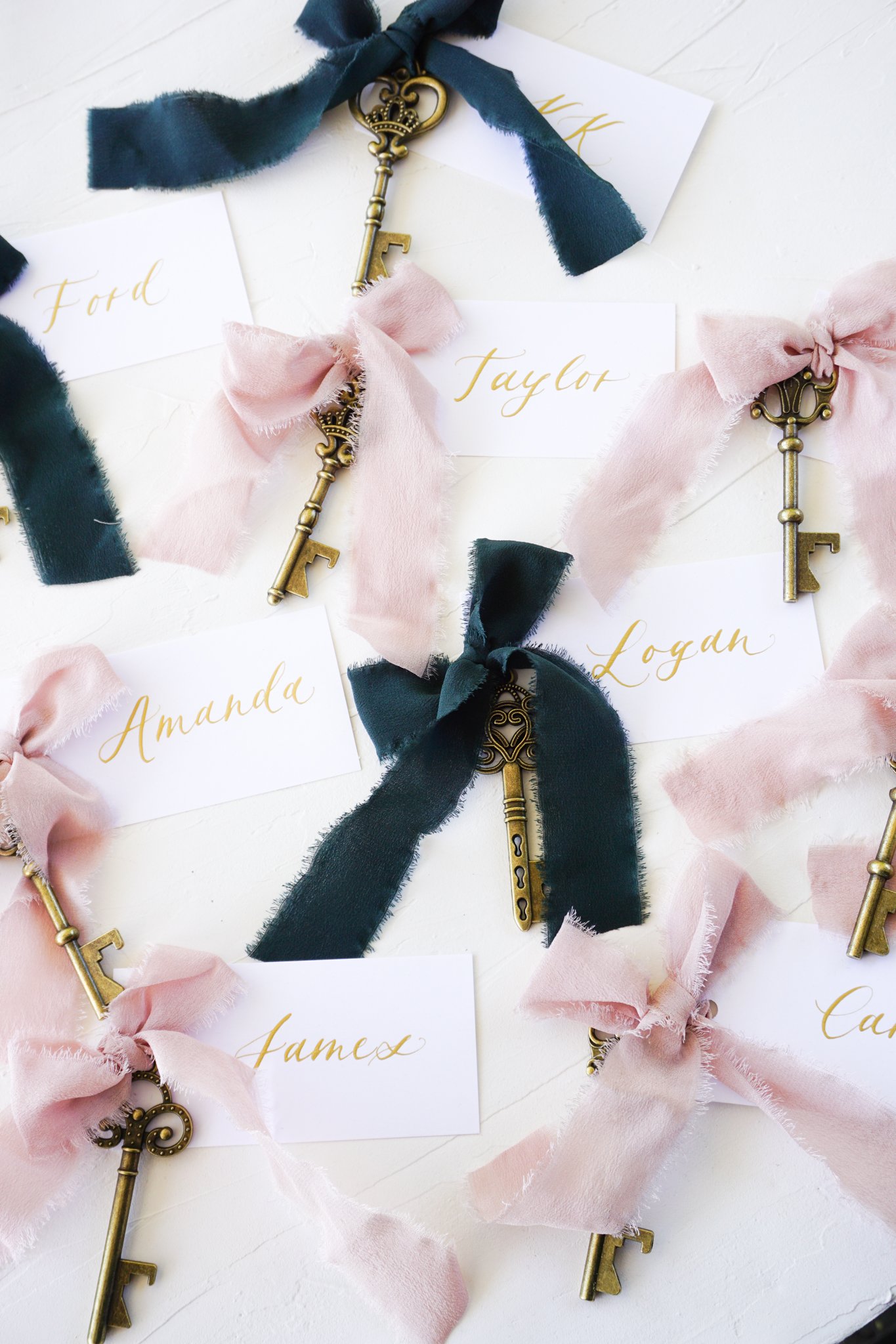 beautiful custom calligraphy place cards for romantic wedding in los angeles.jpg