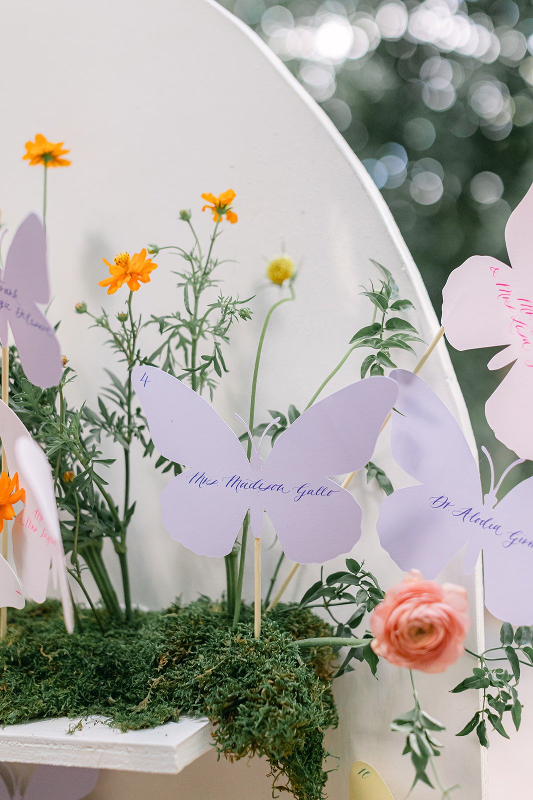 romantic wedding place cards with calligraphy in los angeles.jpg