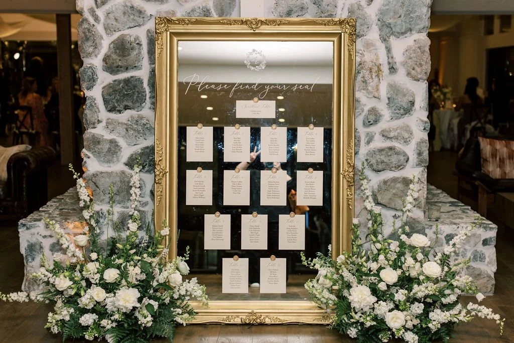 The little things matter, because guests remember how an event made them feel. Whether it&rsquo;s a name card, a seating chart, or a hand-engraved keepsake, intentional details set the tone for something truly special. This custom display was designe