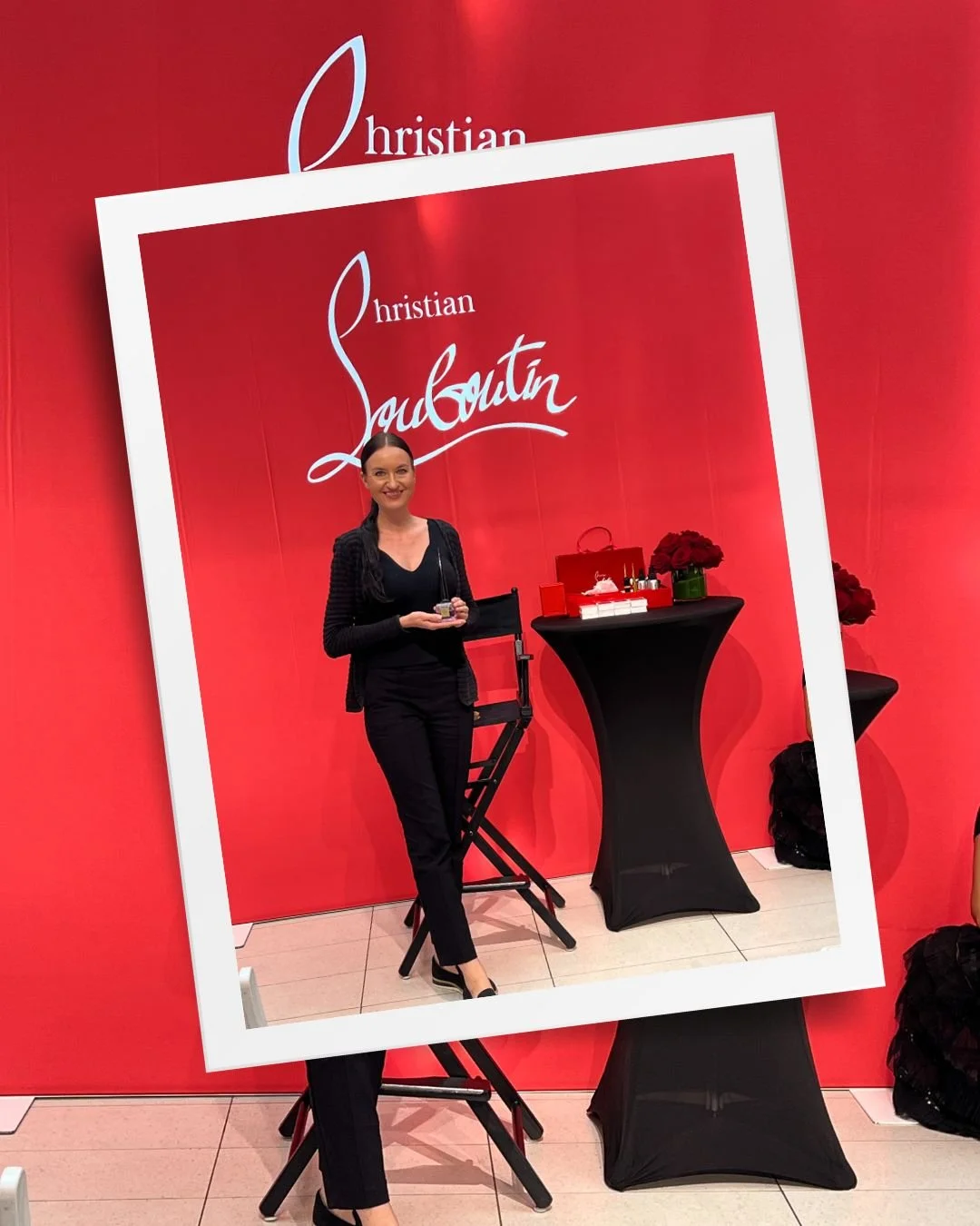 A Masterclass with Christian Louboutin ❤️ For this event, I engraved across multiple mediums, from their fragrances to luxe makeup brushes. I love when an activation allows for this kind of variety, creating something beautiful and meaningful for eve