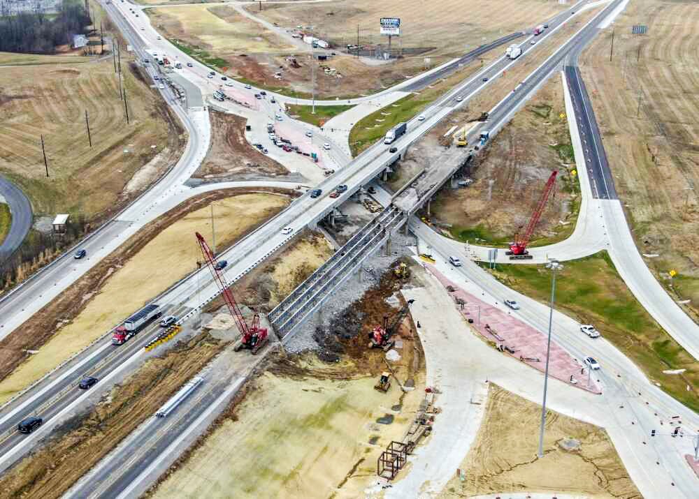 Center Junction I-55 Diverging Diamond Interchange | Cape Girardeau County, MO | Penzel Construction