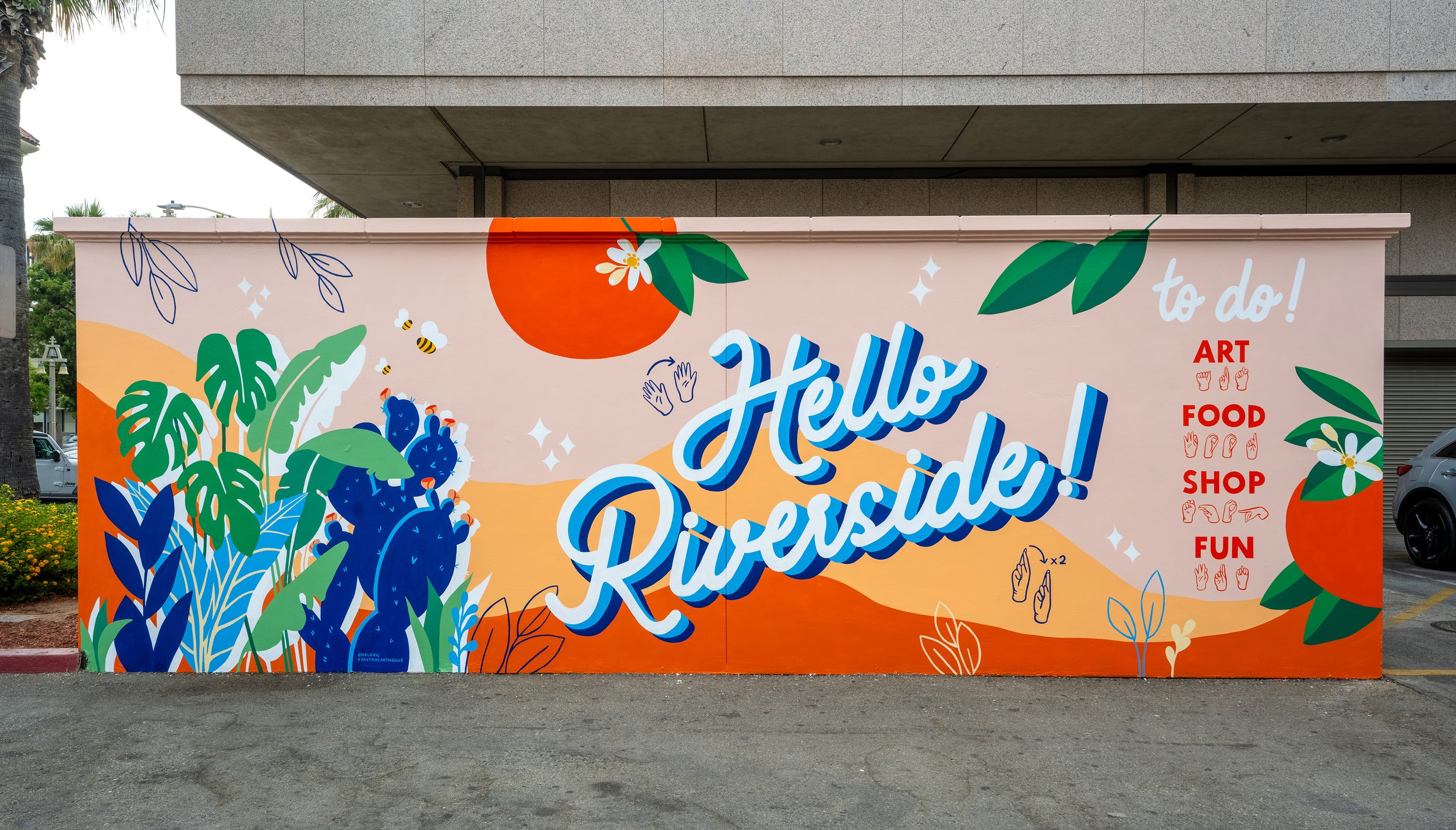 Hello Riverside Mural — KATYA ORLOVIE