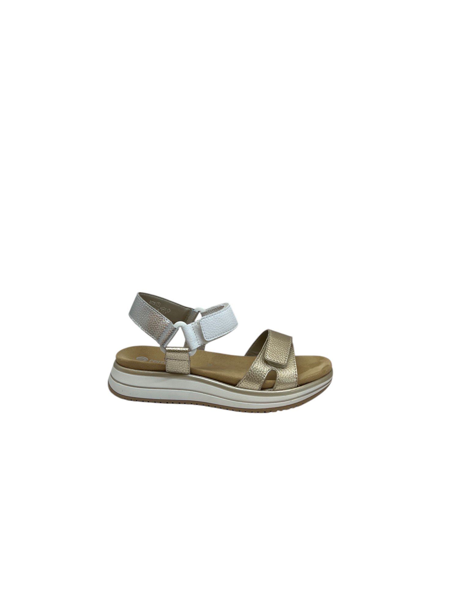 Remonte D1J57-90 Blanc/Or/Argent