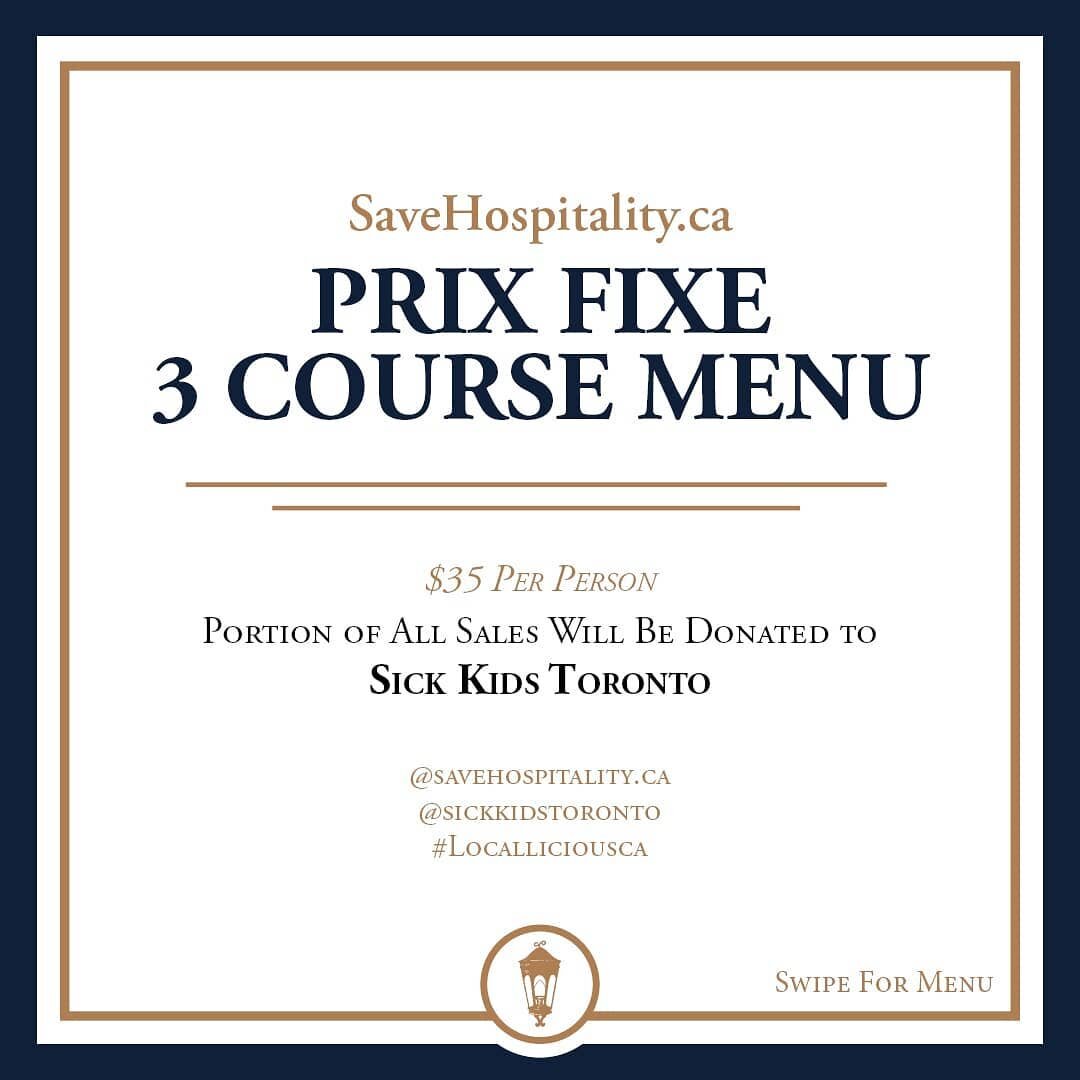 Final weekend of this current Prix Fixe menu. Thursday-Saturday. Send your orders over IG, or call 416-792-2278.