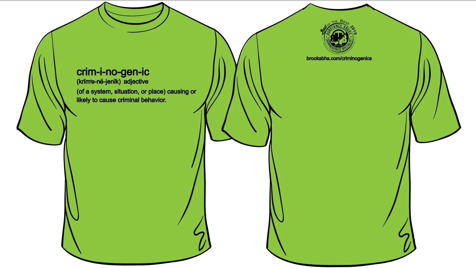 The Cadillac Counselor Criminogenic shirt Criminogenics Specialist