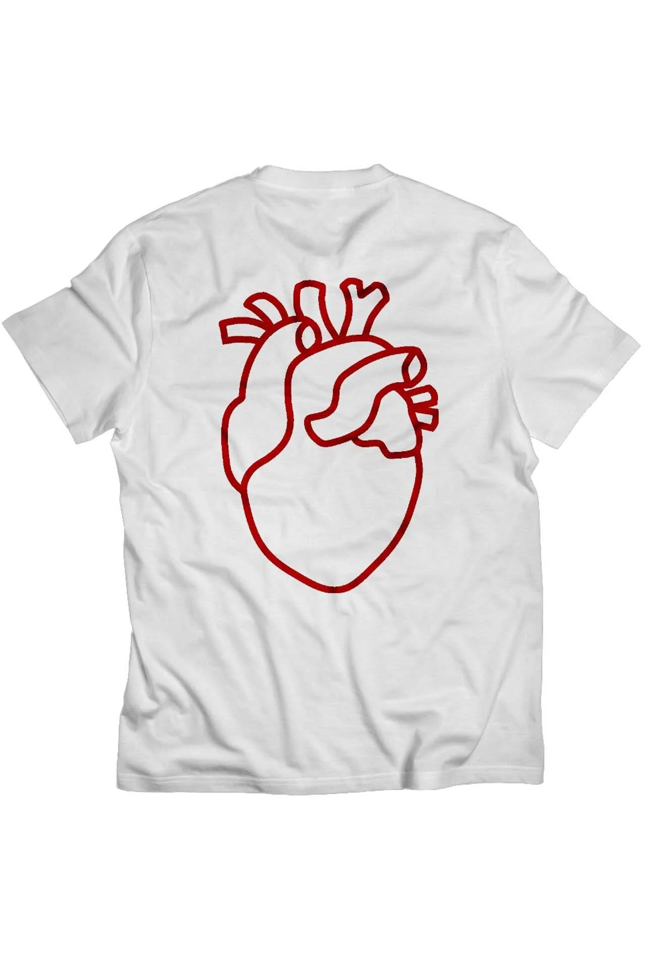 TRUEPASSION T SHIRT - Truepassion Classic White Redline T Shirt - View 2 Detail