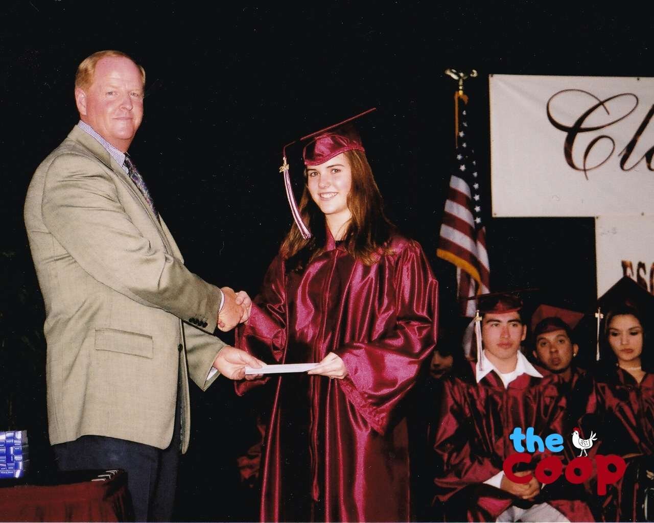  2001 - my high school graduation at 16 years old 