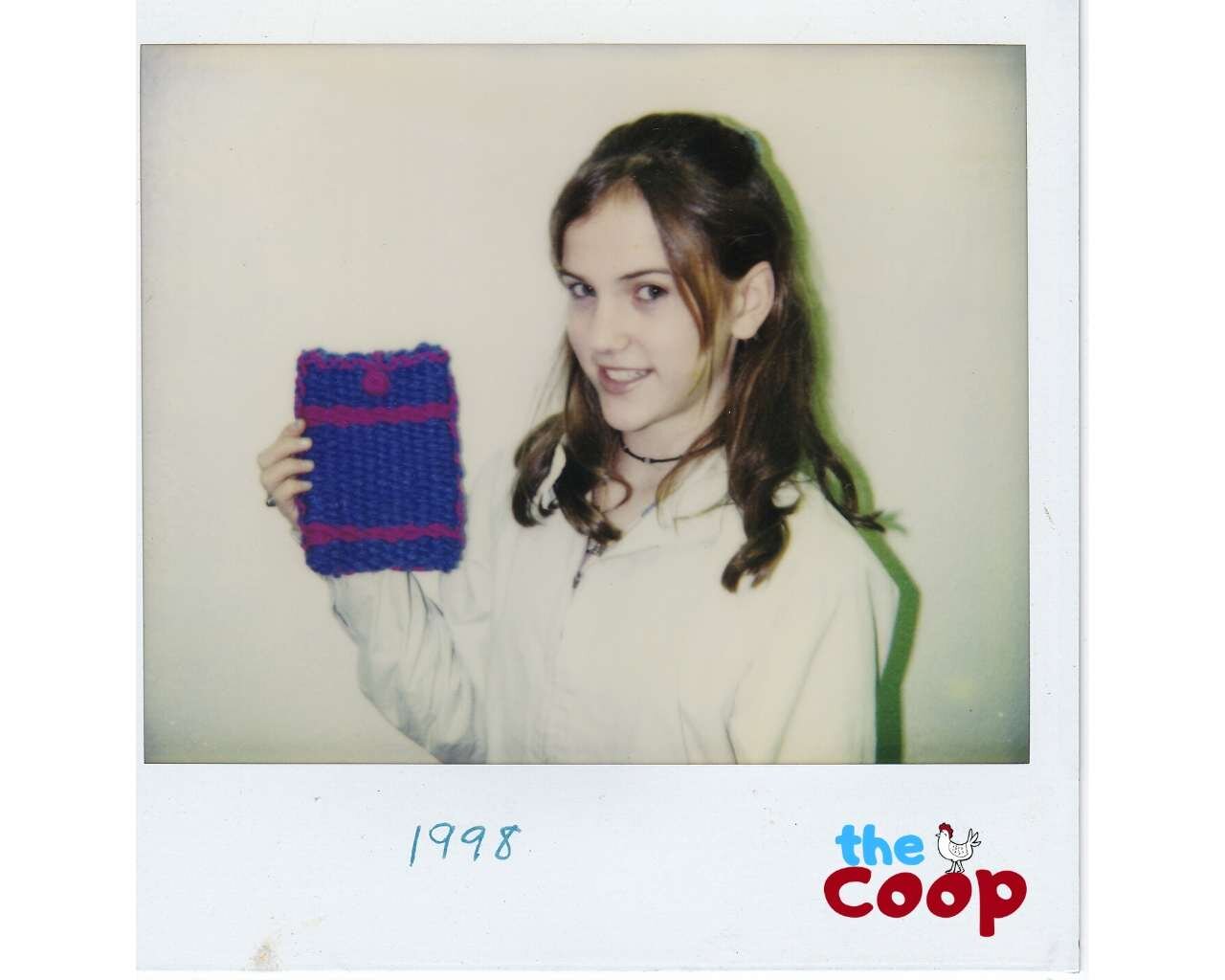  7th grade - weaving craft from my homeschool charter (polaroid anyone?!) 