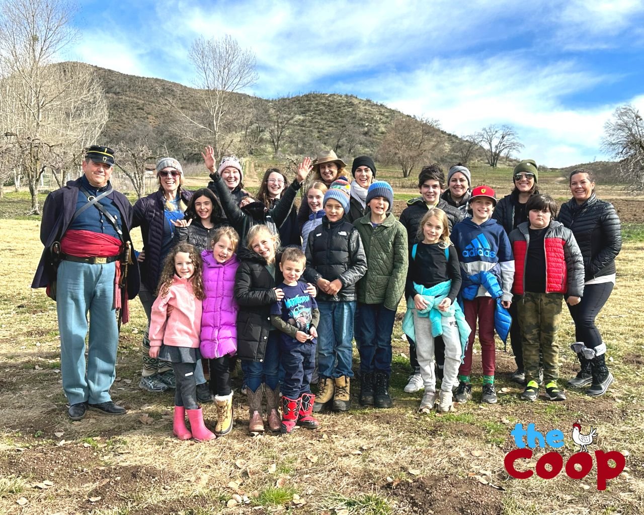 Co-op at living history field trip