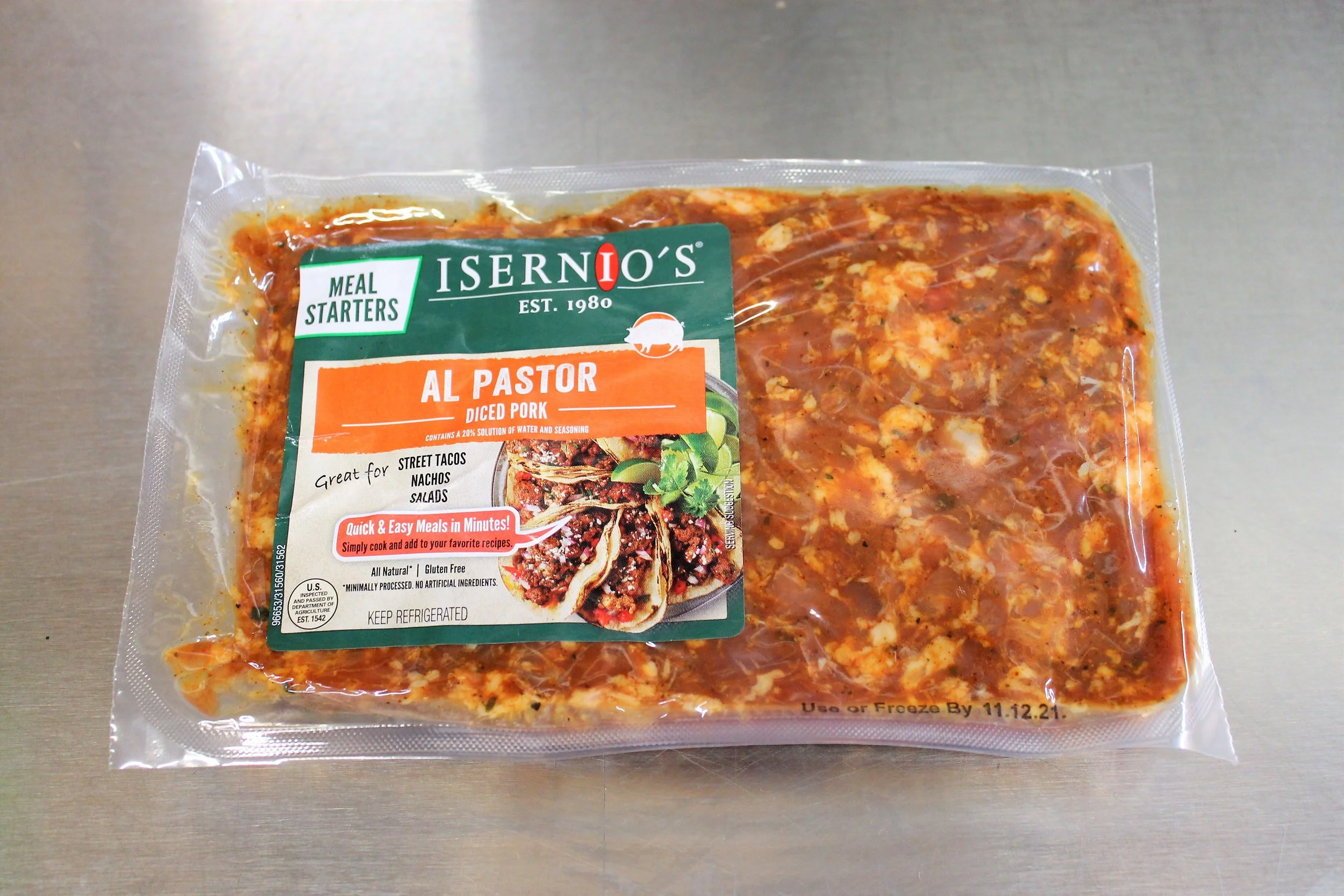 Al Pastor Diced Pork, Isernio's — EC Wilson Meat 2 Go