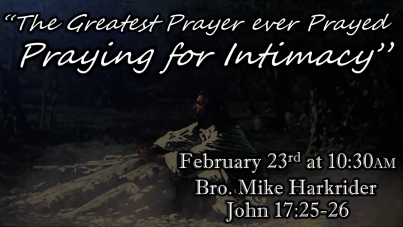Praying for Intimacy