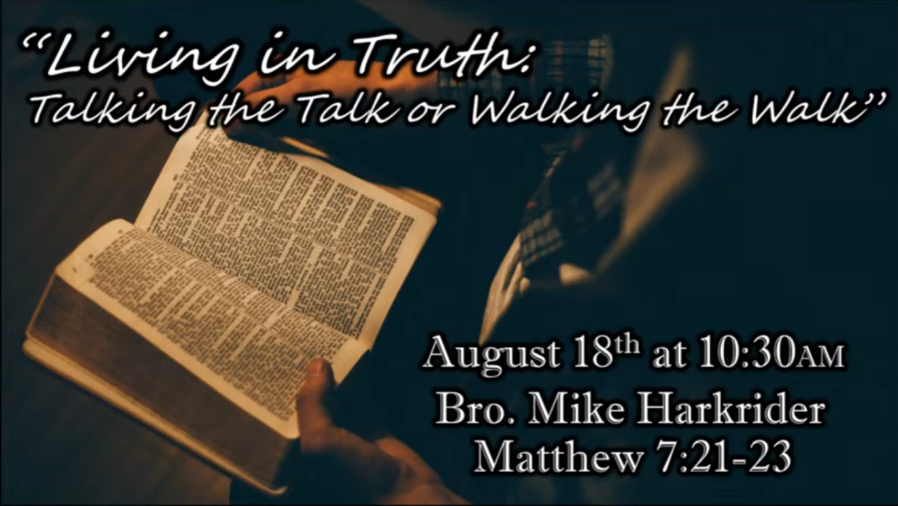 Living in Truth - Talking the Talk or Walking the Walk?