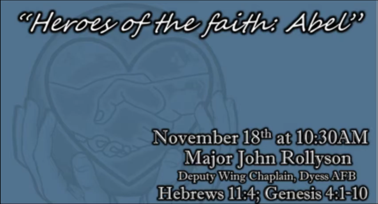Heroes of the Faith -- Abel