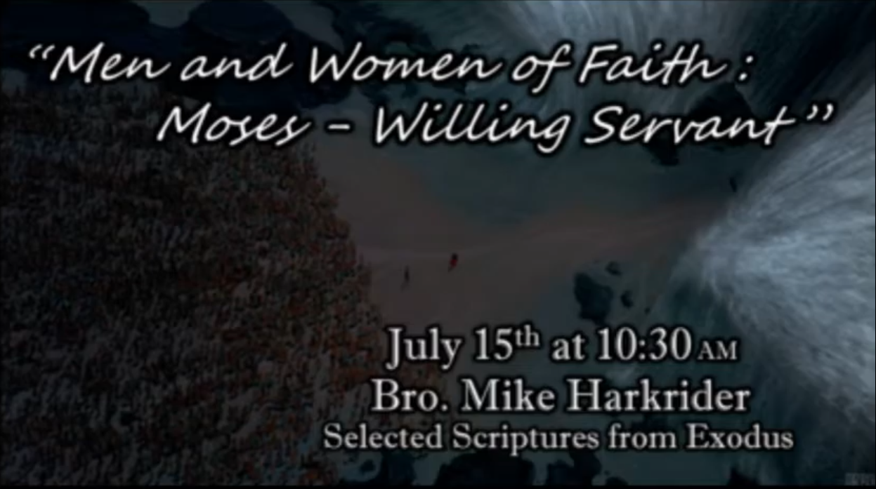 Moses -- Willing Servant