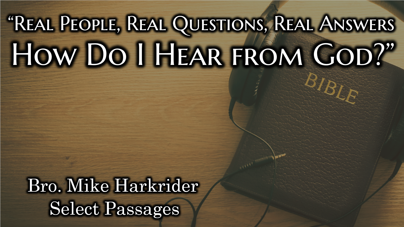 How Do I Hear From God?