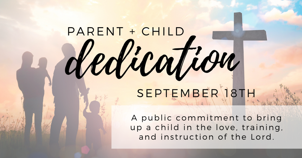 Parent Child Dedication Wylie Baptist Church