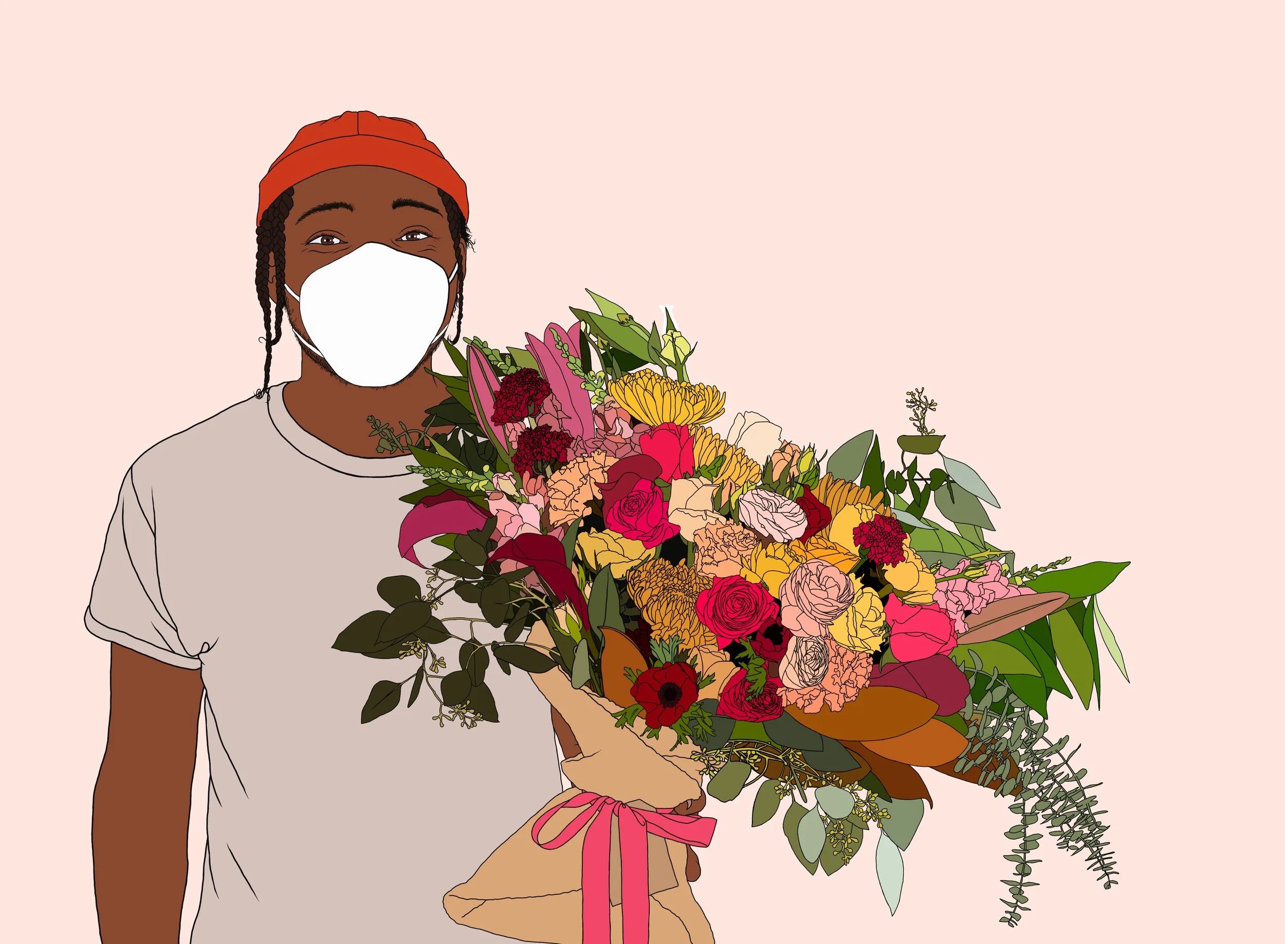 Farmgirl Flowers Illustrations