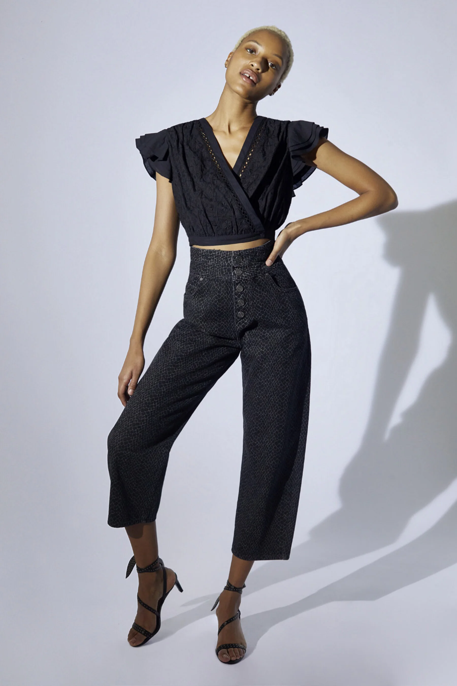 Tonal snake print for Fall 2020 Collection