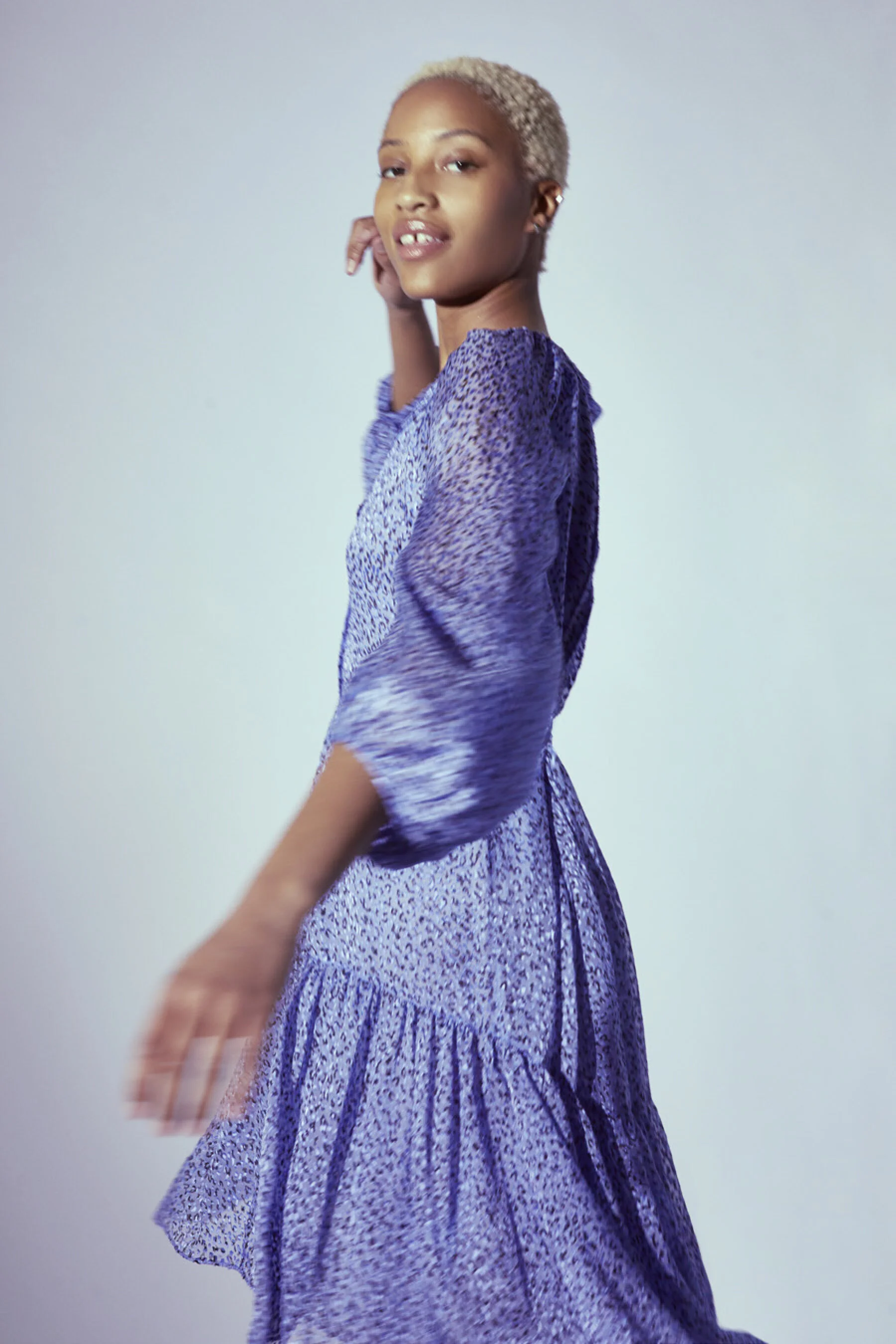 Leopard print on jacquard for Fall 2020 Collection