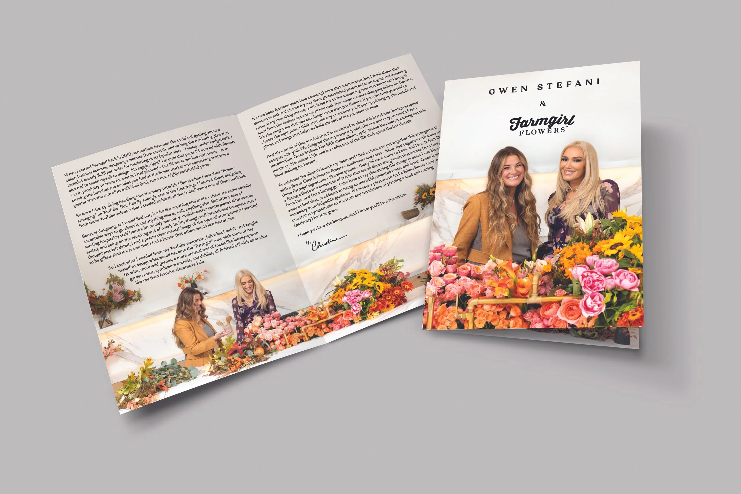 Farmgirl Flowers Printed Collateral