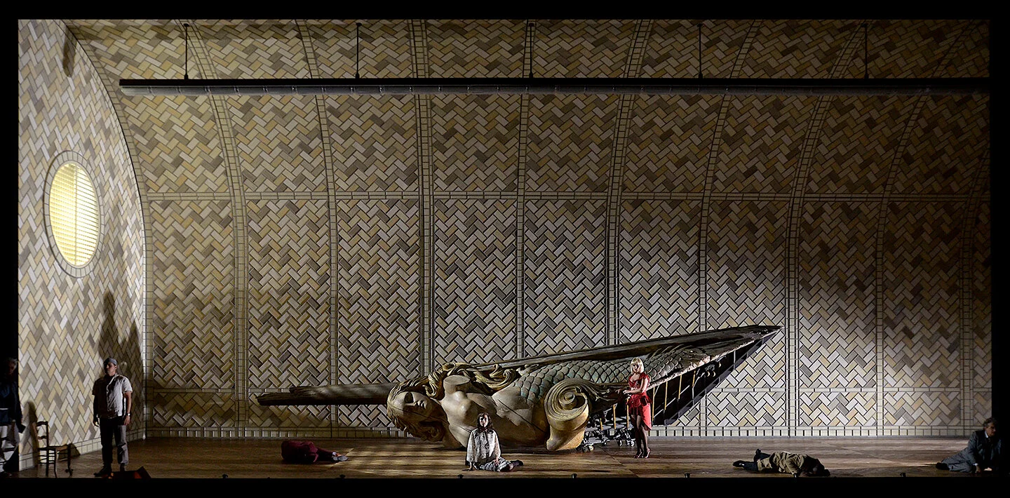 Il Turko in Italia in Festival d'Aix-en-Provence 2014. Polish National Opera 2017 Teatro Regio di Torino 2015 Directed by Christopher Alden Lighting by Adam Silverman Design by Andrew Lieberman and Costume by Kaye Voyce