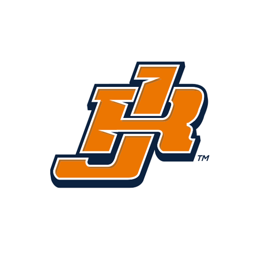 John Rex Rockets JR monogram logo, alternate icon version.