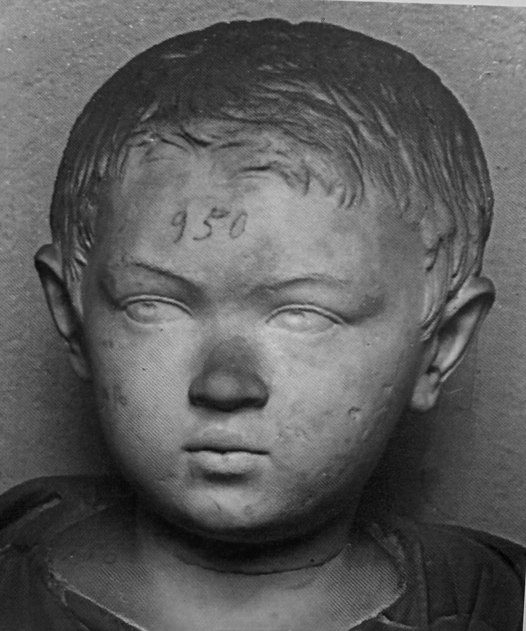 Bust of a Boy (possibly young Nero) at the Villa Albani