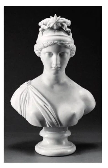 Fig.9) John Gibson (1790 – 1866), Bust of Aurora, 1843 – 1845, white marble.
Yale Centre for British Art, New Haven, USA