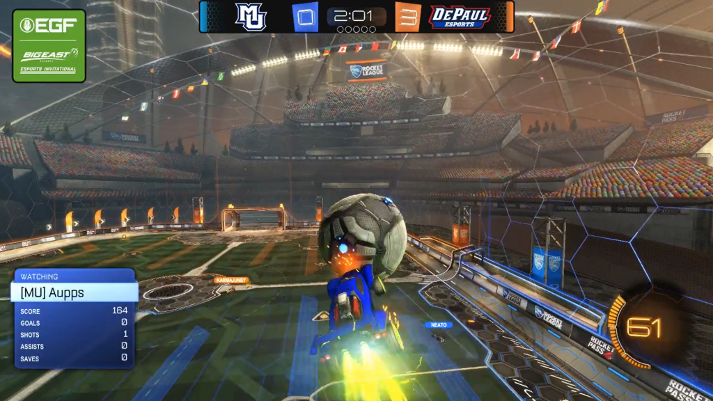 BUTLER AND MARQUETTE TAKE TOP SEEDS GOING INTO EGF BIG EAST INVITATIONAL LAN STAGE