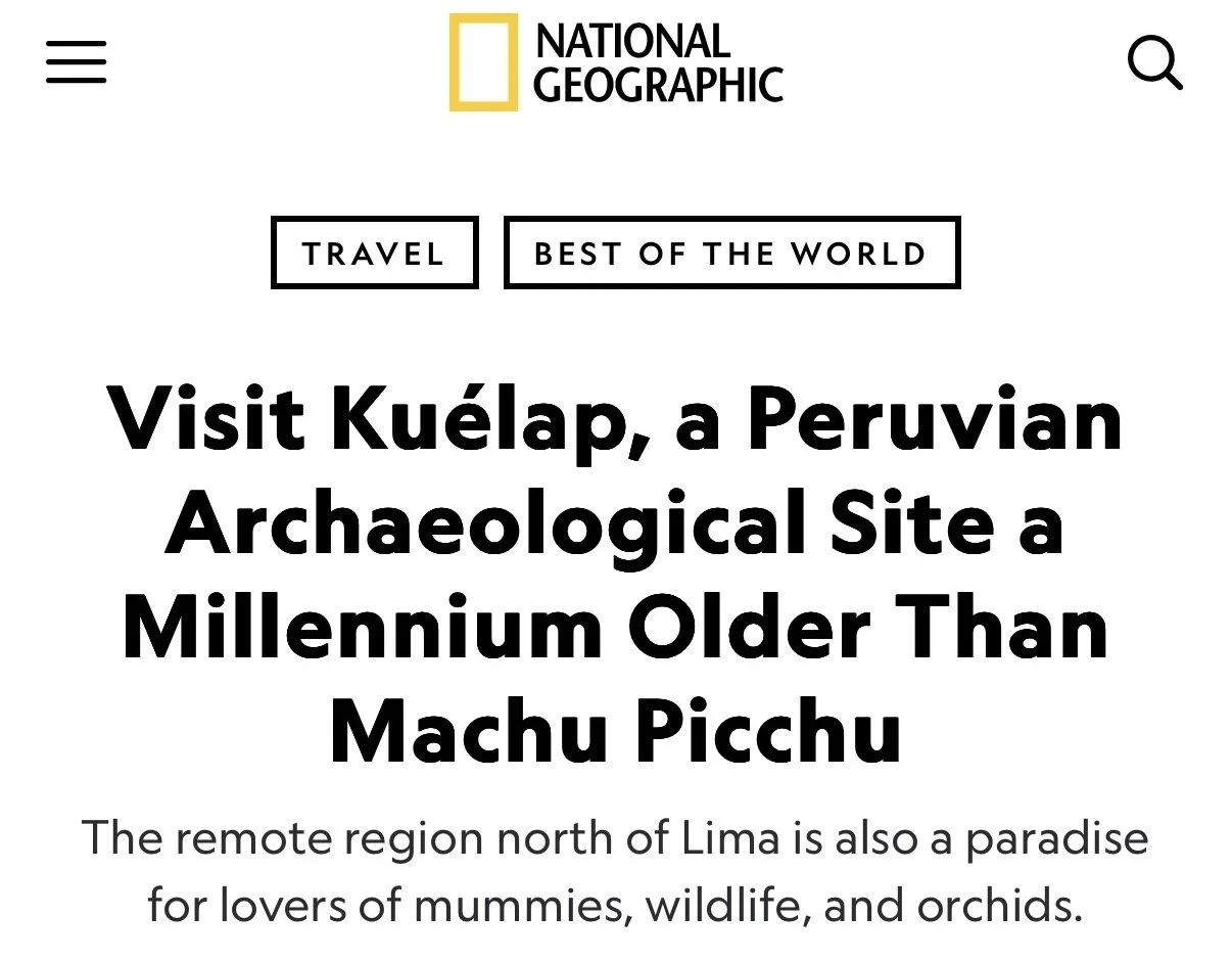 National Geographic Best of the World 2027 Kuélap Peru