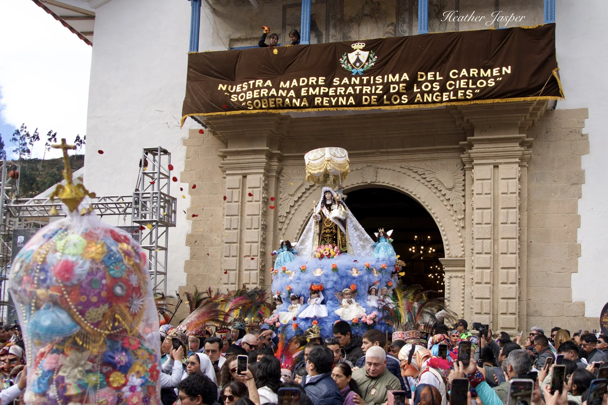 Procession de la Virgen del Carmen Paucartambo Peru