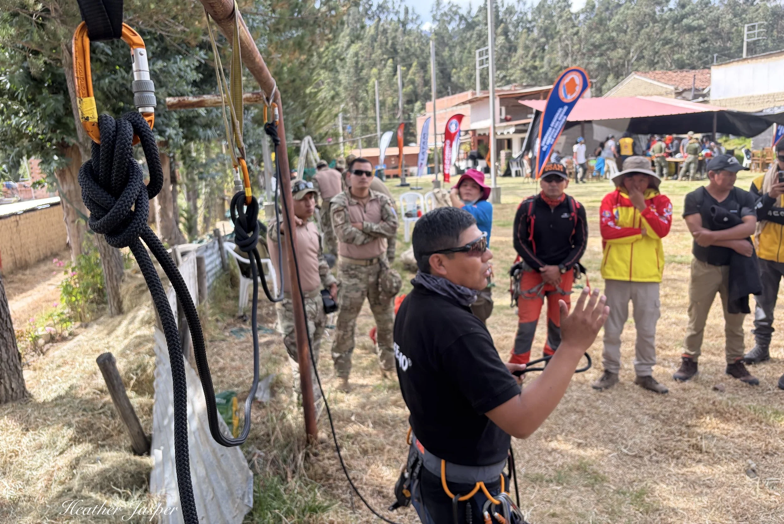 how local guides are trained with military in Peru