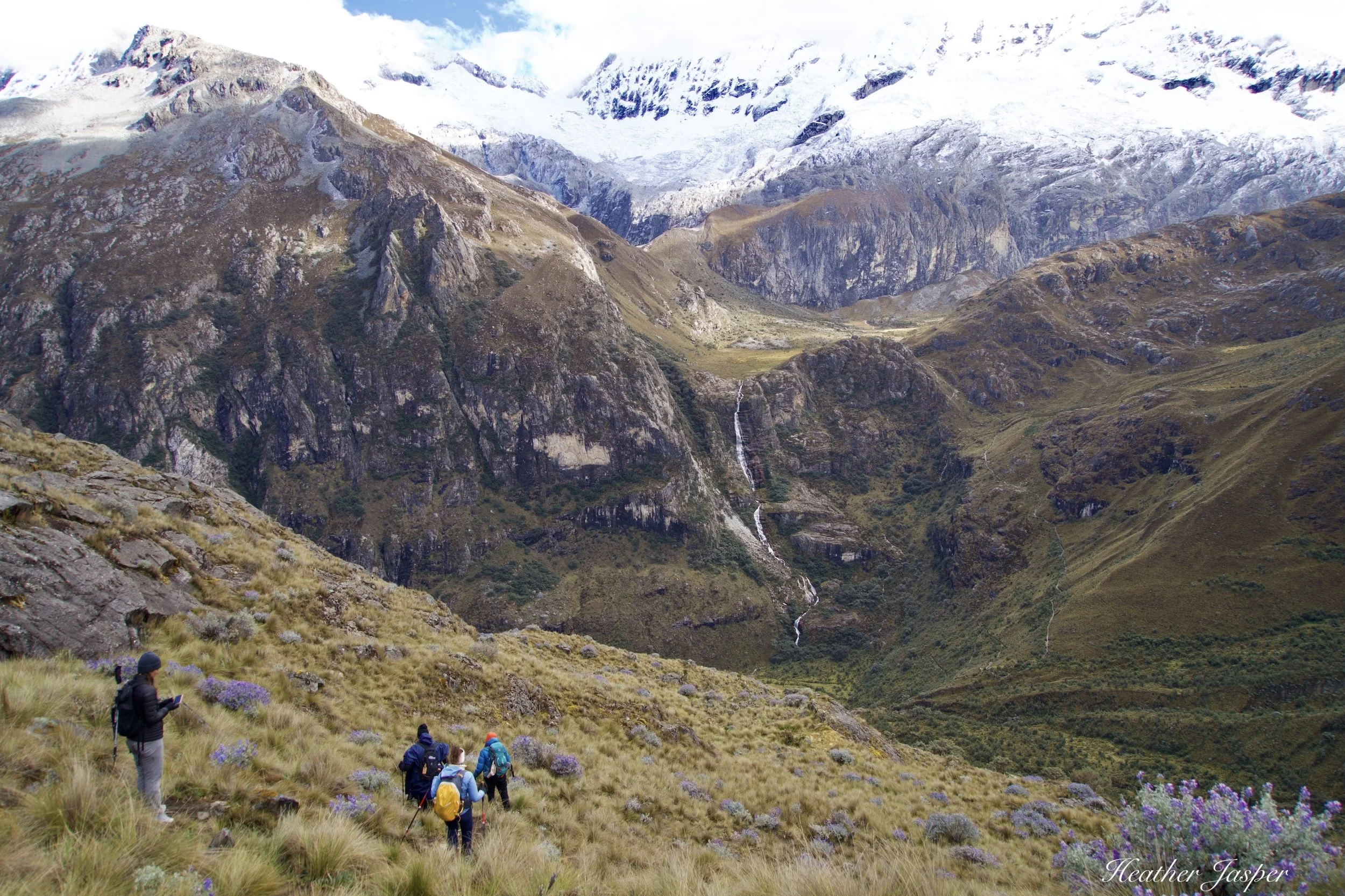 hiking to Laguna 69 Lake 69 with Explorandes Huaraz Peru