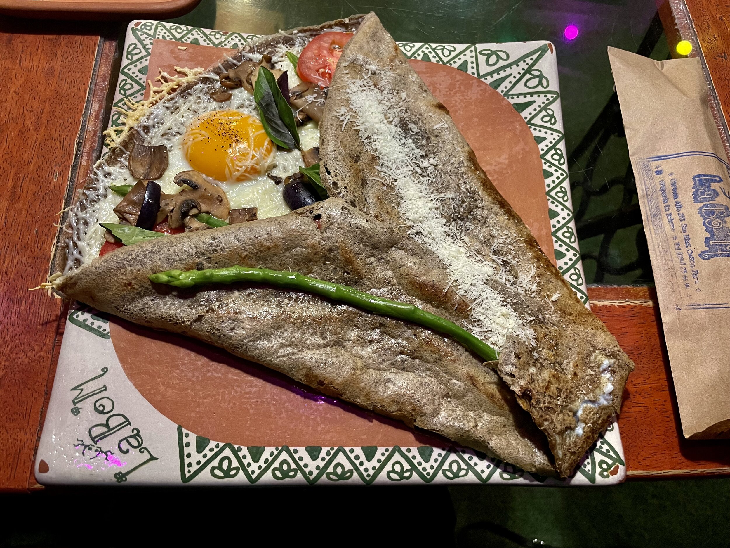 Savory crêpe: La del Huerto