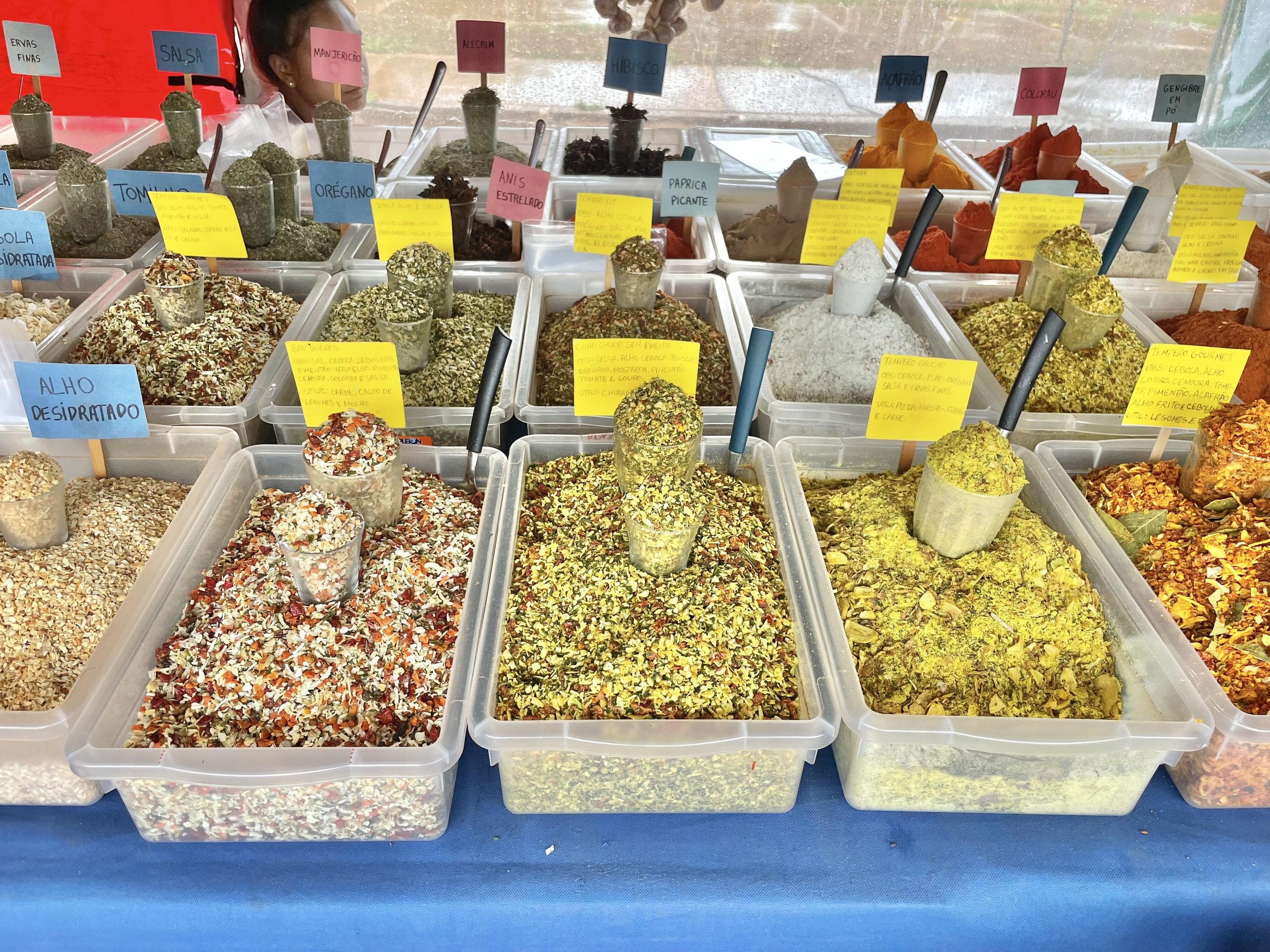Spice mixes: Brazilian cuisine combines ingredients from Africa, Europe and the Americas.